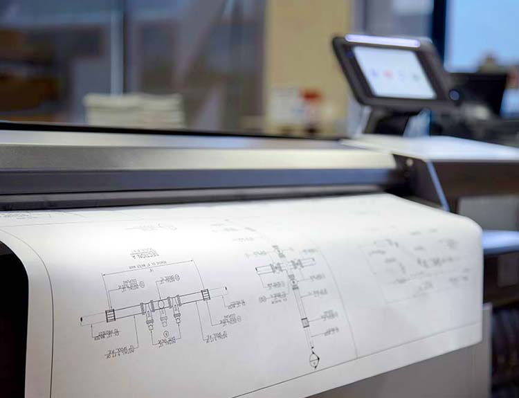 Blueprint Maker Machine Print Blueprints Online | 24x36 & 18x24 Fast Blueprint Printing