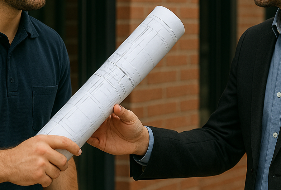 Blueprints shipped same day to customer nationwide
