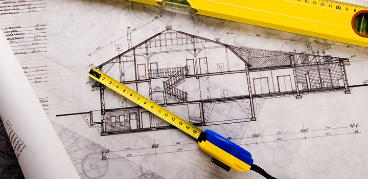 A permit ready blueprint, ordered online for blueprint printing online that allows for scale drawings and perfect sizing for in field use.